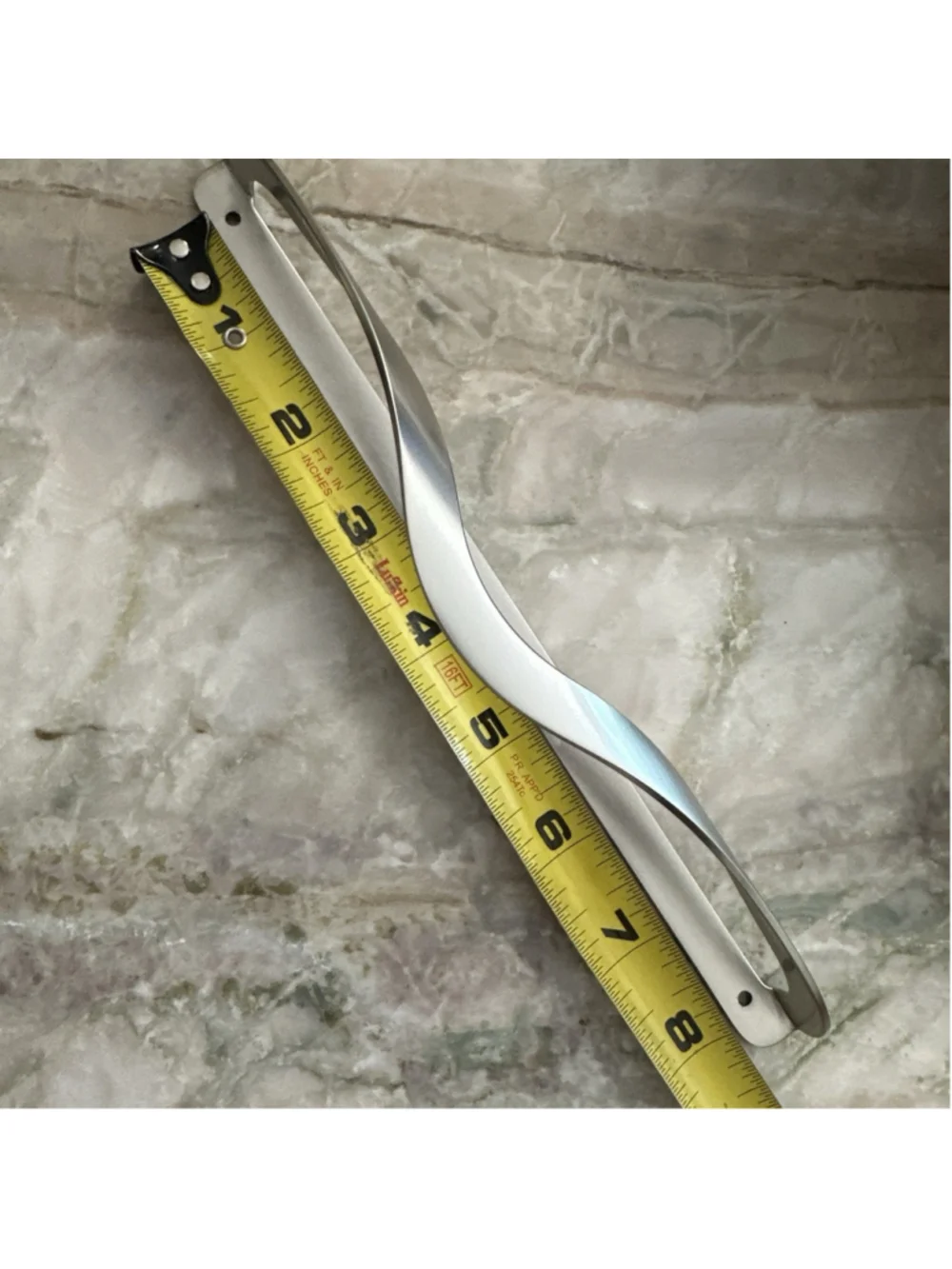 9” Rejuvenation Manzanita Drawer Pull Brushed Nickel Pottery Barn